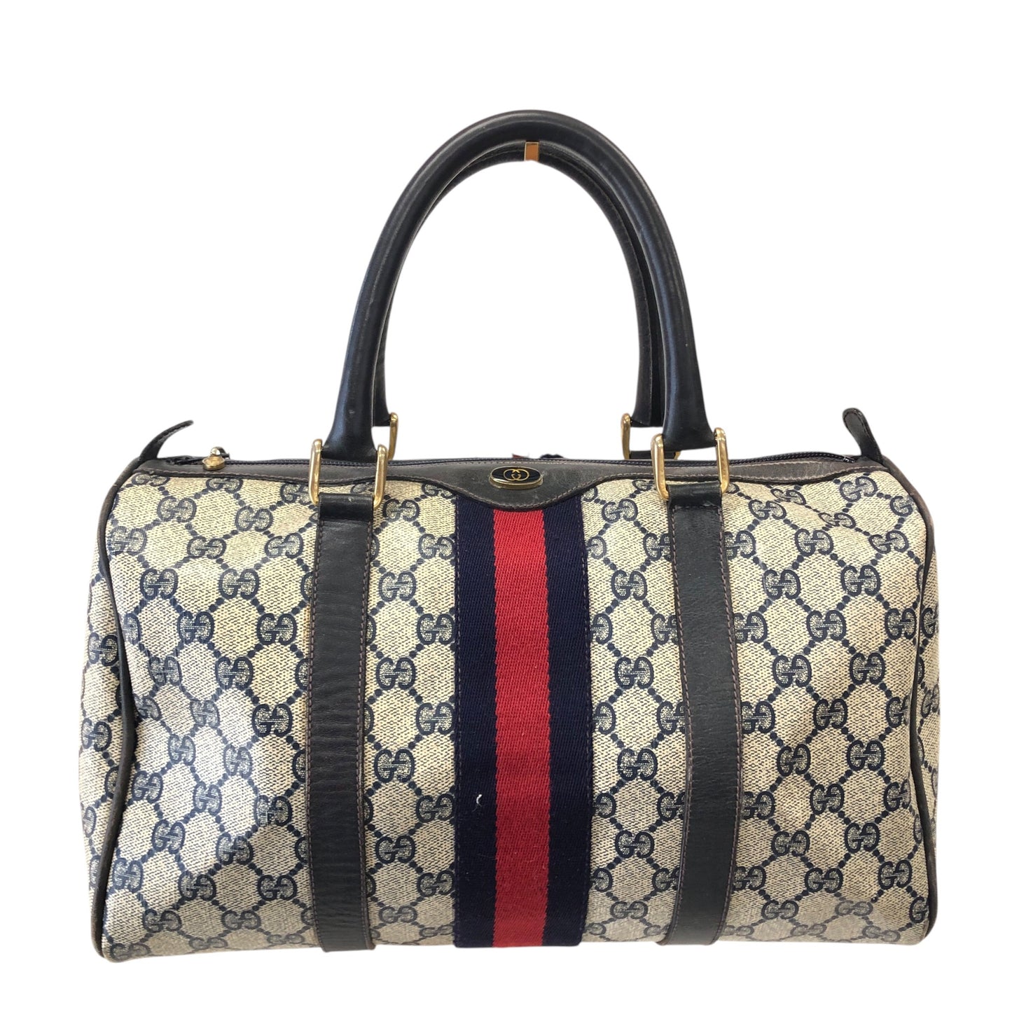 GG Supreme Sherry Boston Bag