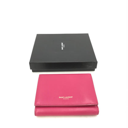 Yves Saint Laurent Leather Bi-Fold Wallet