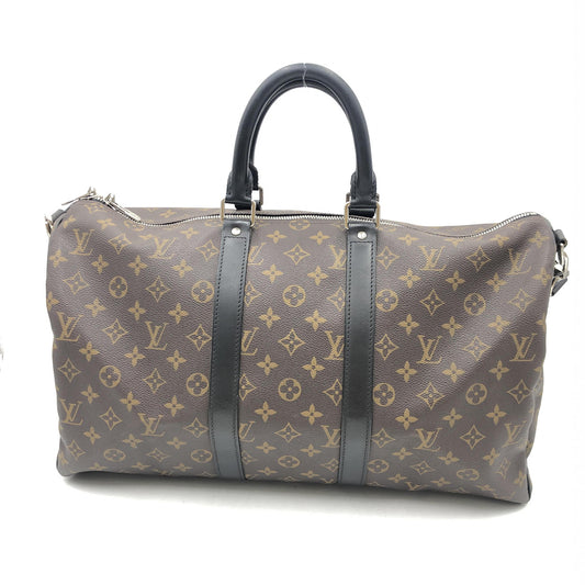 Louis Vuitton Monogram Macassar Keepall Bandouliere 45