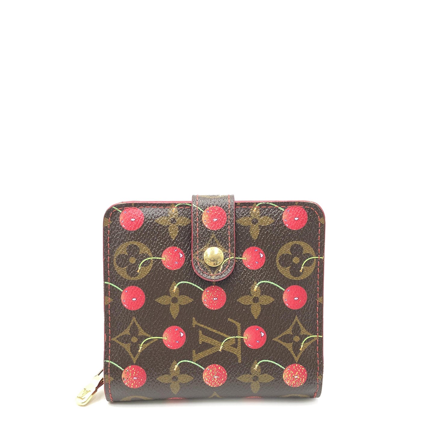 Louis Vuitton Monogram Cherry Compact Zip Wallet