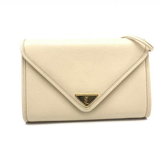 Yves Saint Laurent - Cassandra White Leather Shopper Bag