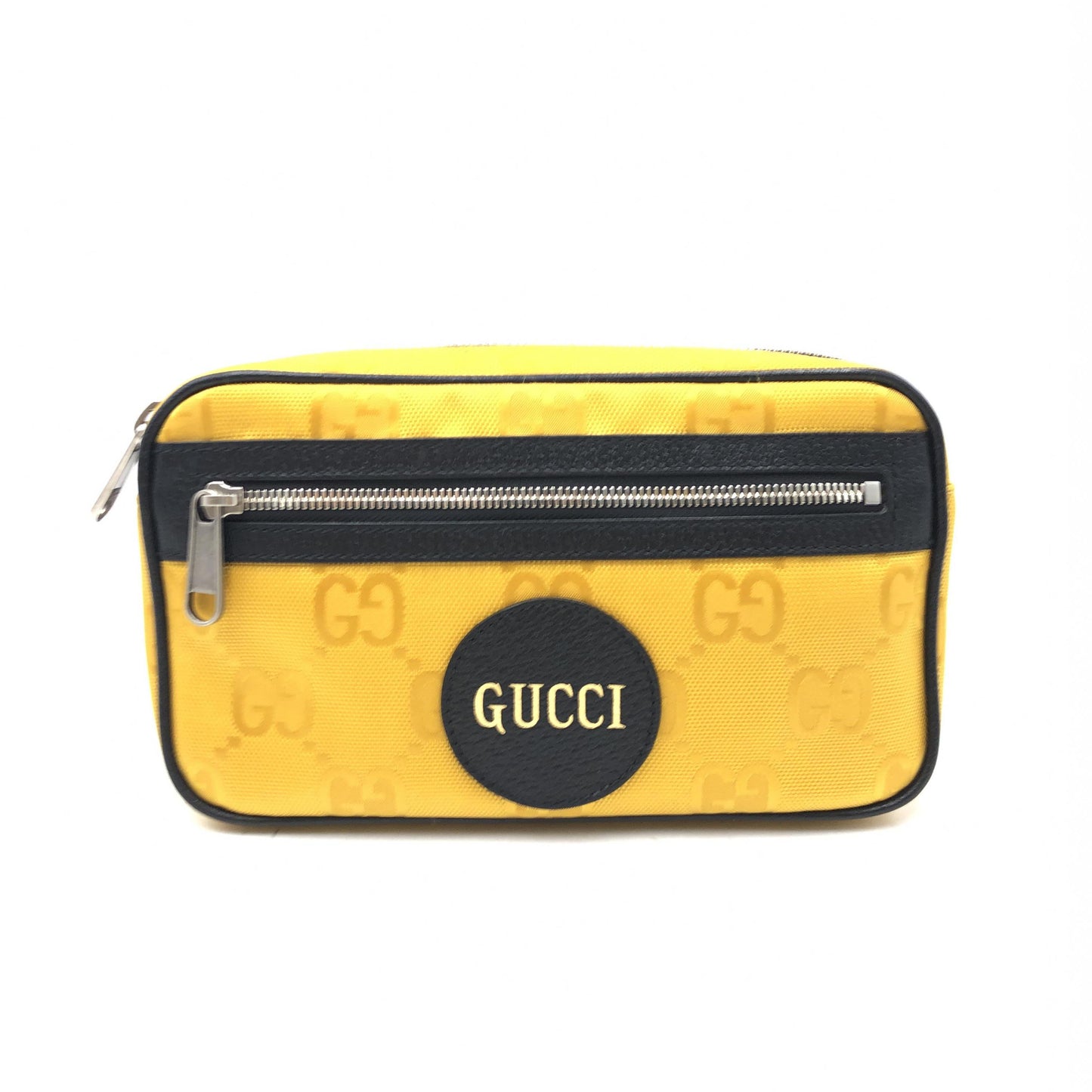 Gucci Econyl Nylon Monogram Off The Grid Belt Bag