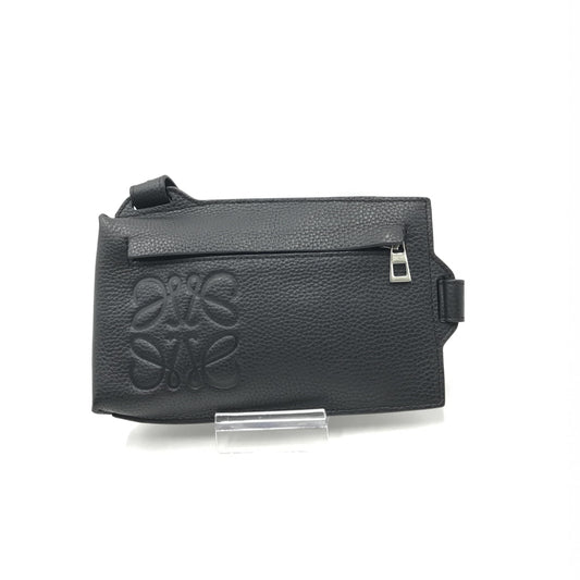 Loewe T Pouch Leather Clutch Bag