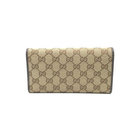 Gucci - GG Canvas Long Wallet
