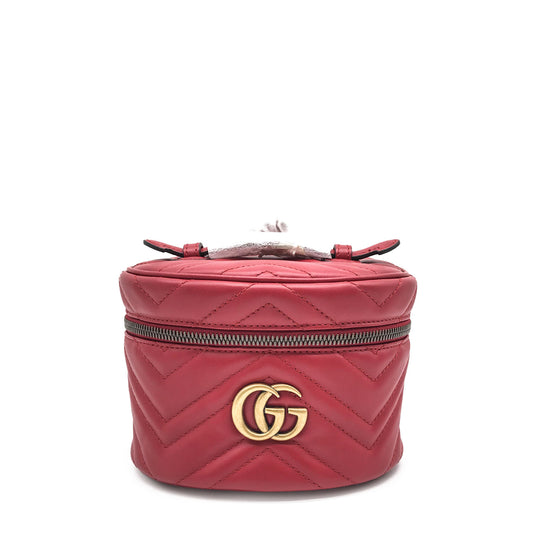 Gucci - GG Marmont Mini Backpack Red