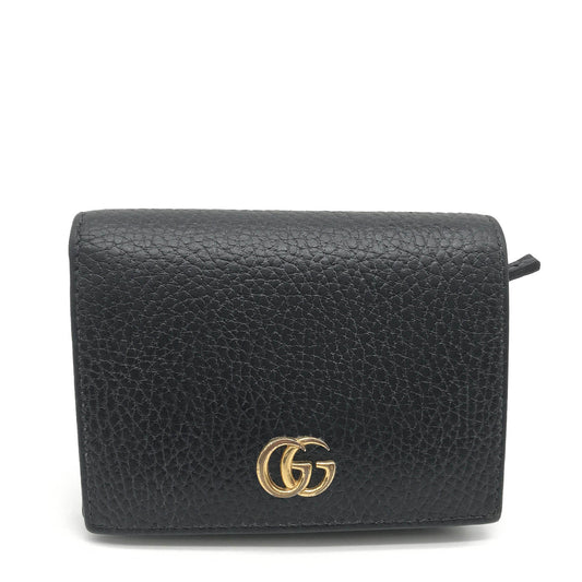 Gucci - GG Marmont Bi -fold Wallet Black