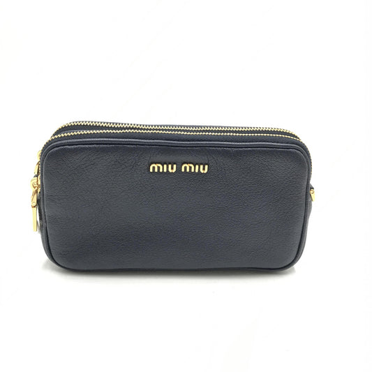 Miu Miu Zip Leather Crossbody Bag