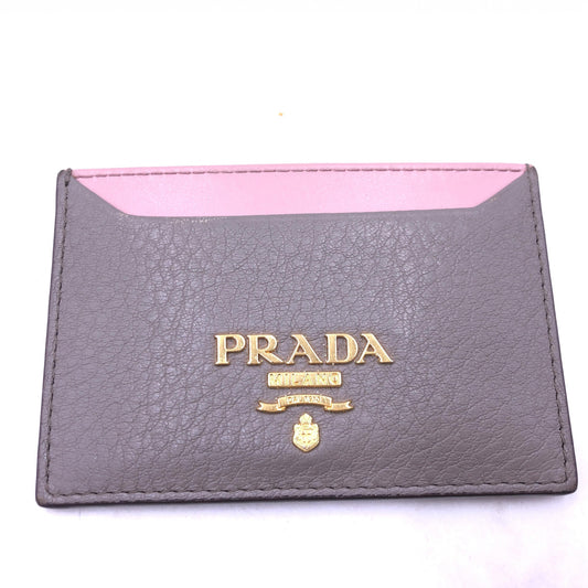 Prada - Saffiano Leather Credit Card Holder Wallet