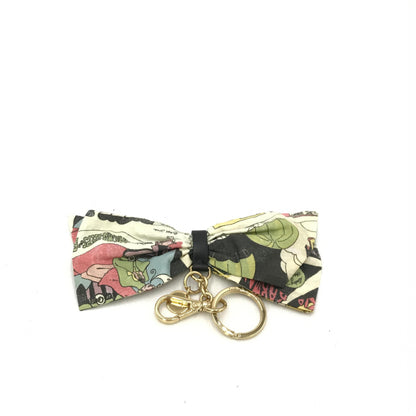 Prada Saffiano Bow Tie Charm