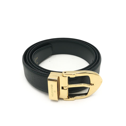 Louis Vuitton - Black Epi Leather Belt
