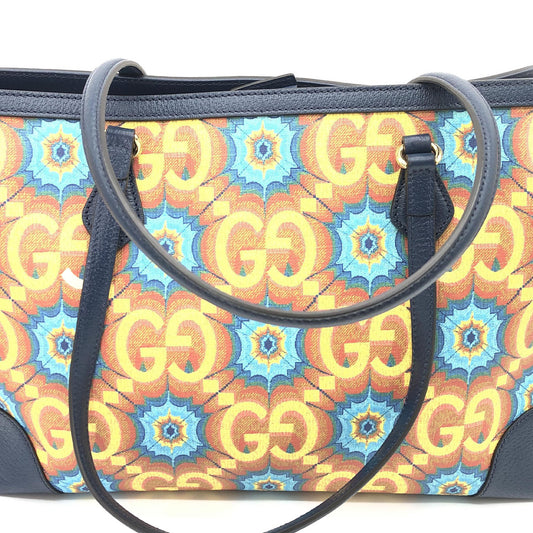Gucci - Ophidia Tote Kaleidoscope Print GG Coated Bag