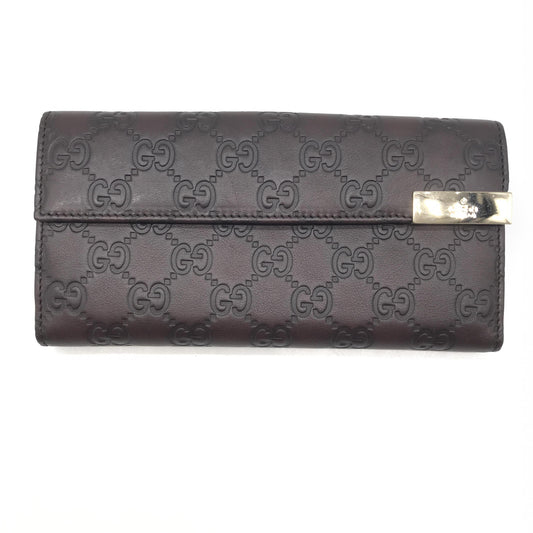 Gucci Guccissima Signature Dice Continental Wallet