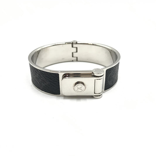 Louis Vuitton Monogram Silver Bangle