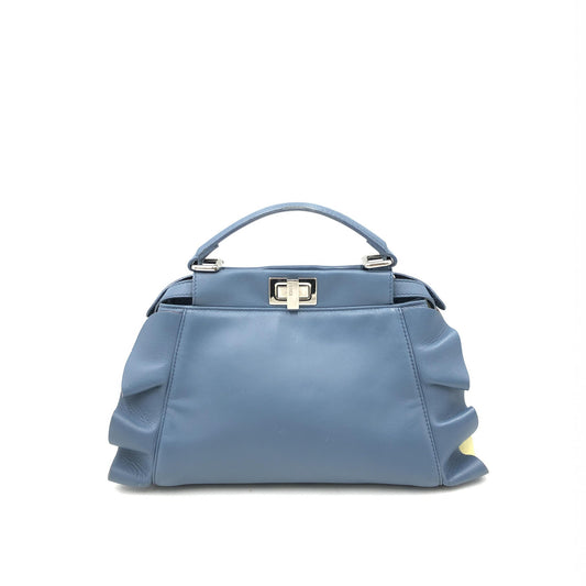 Fendi Mini Wave Peekaboo Top Handle Bag