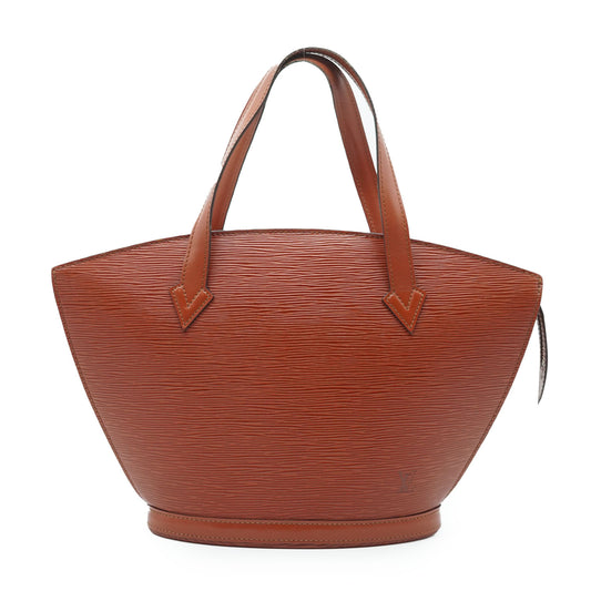 Brown Epi Leather Saint Jacques Tote Bag PM