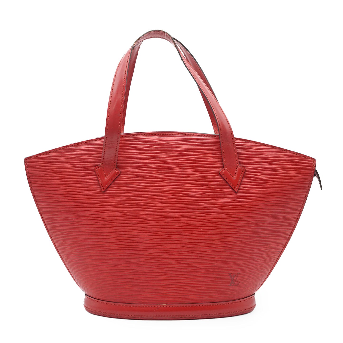 Red Epi Leather Saint Jacques Tote Bag PM