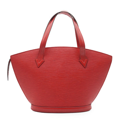 Red Epi Leather Saint Jacques Tote Bag PM