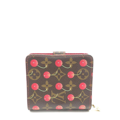 Louis Vuitton Monogram Cherry Compact Zip Wallet