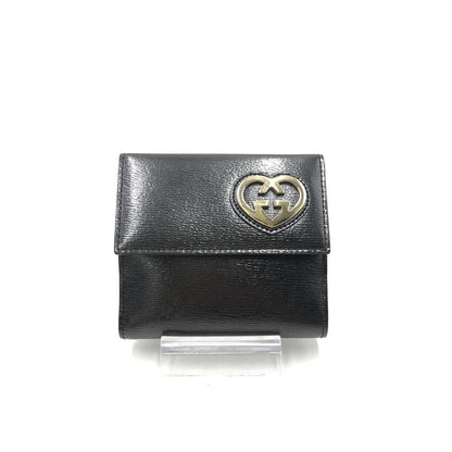 Gucci Heart Logo Card Case Monogram Leather