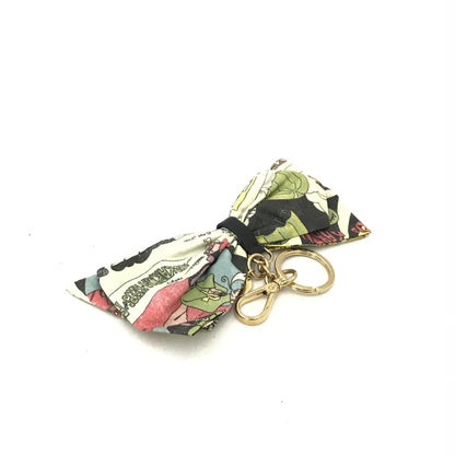 Prada Saffiano Bow Tie Charm