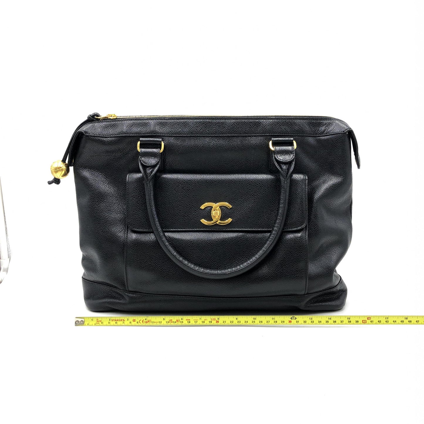 Chanel Caviar Timeless Front Pocket Handle Bag