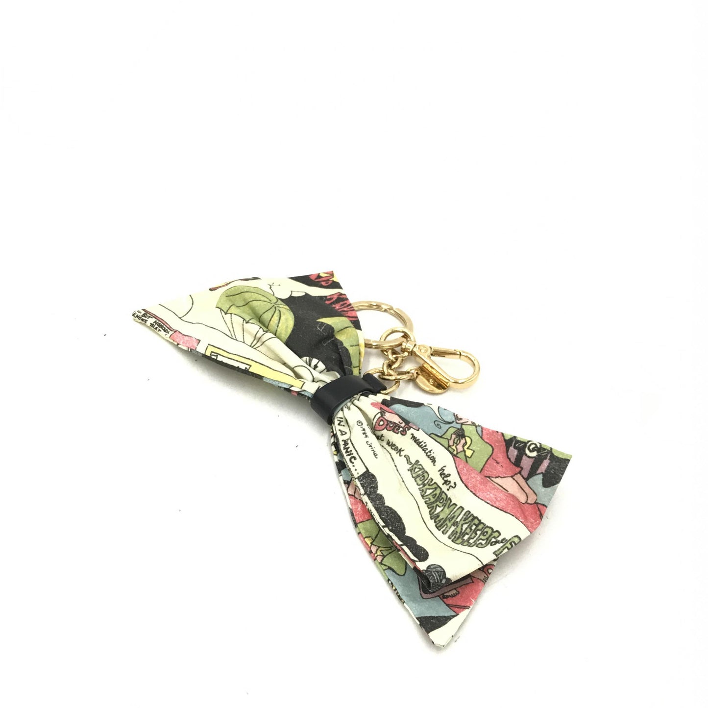 Prada Saffiano Bow Tie Charm