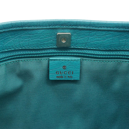 GG Supreme Joy Shoulder Tote Turquoise Leather (Model Number 114595 B18)