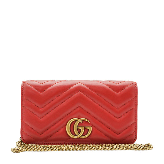 Gucci GG Marmont Mini Calfskin Matelasse Shoulder Bag Model Number 488426