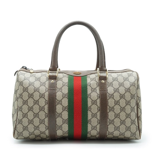 GG Canvas Boston Bag
