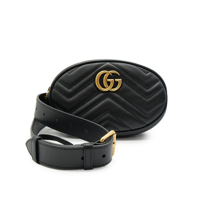 GG Marmont Black Waist Bag