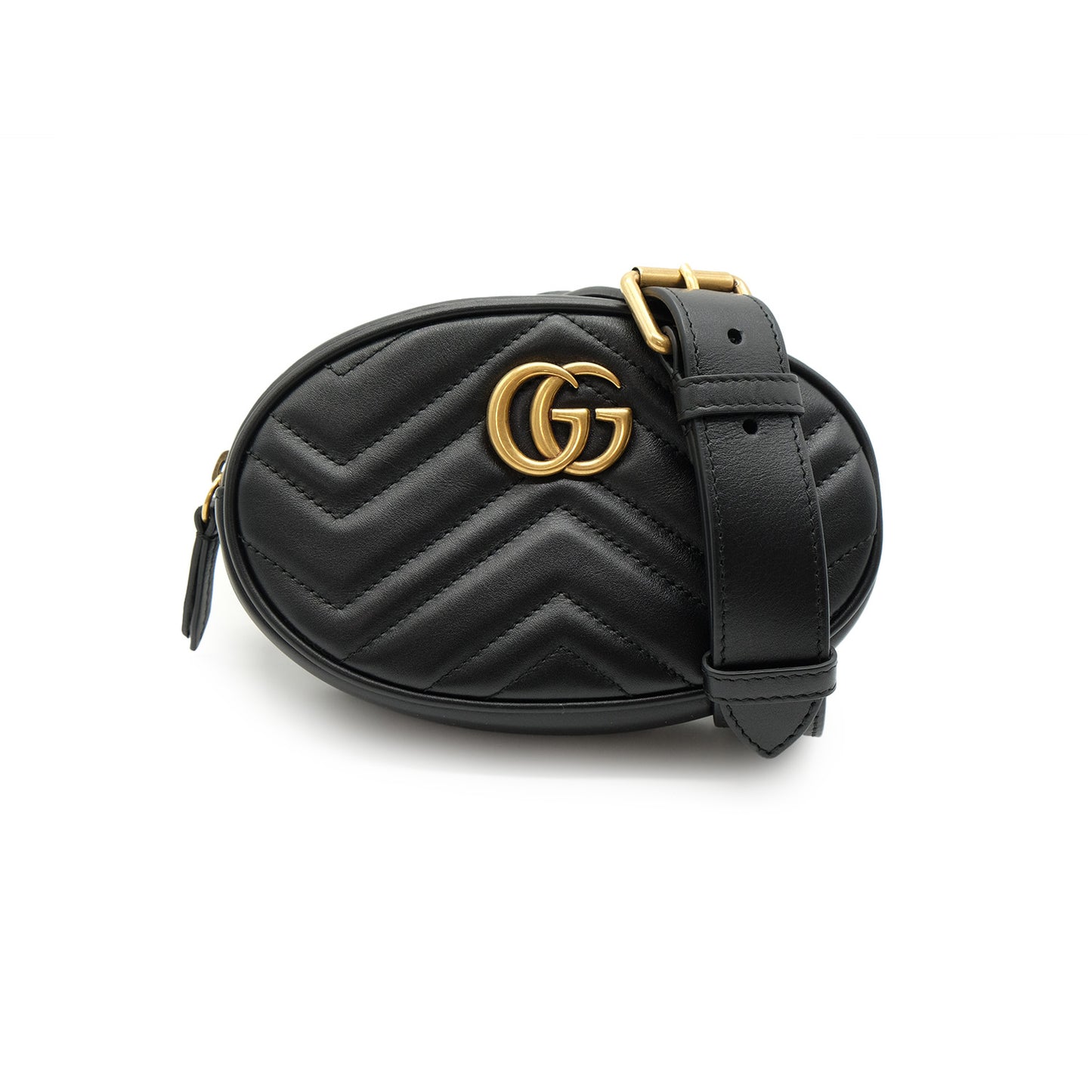 GG Marmont Black Waist Bag
