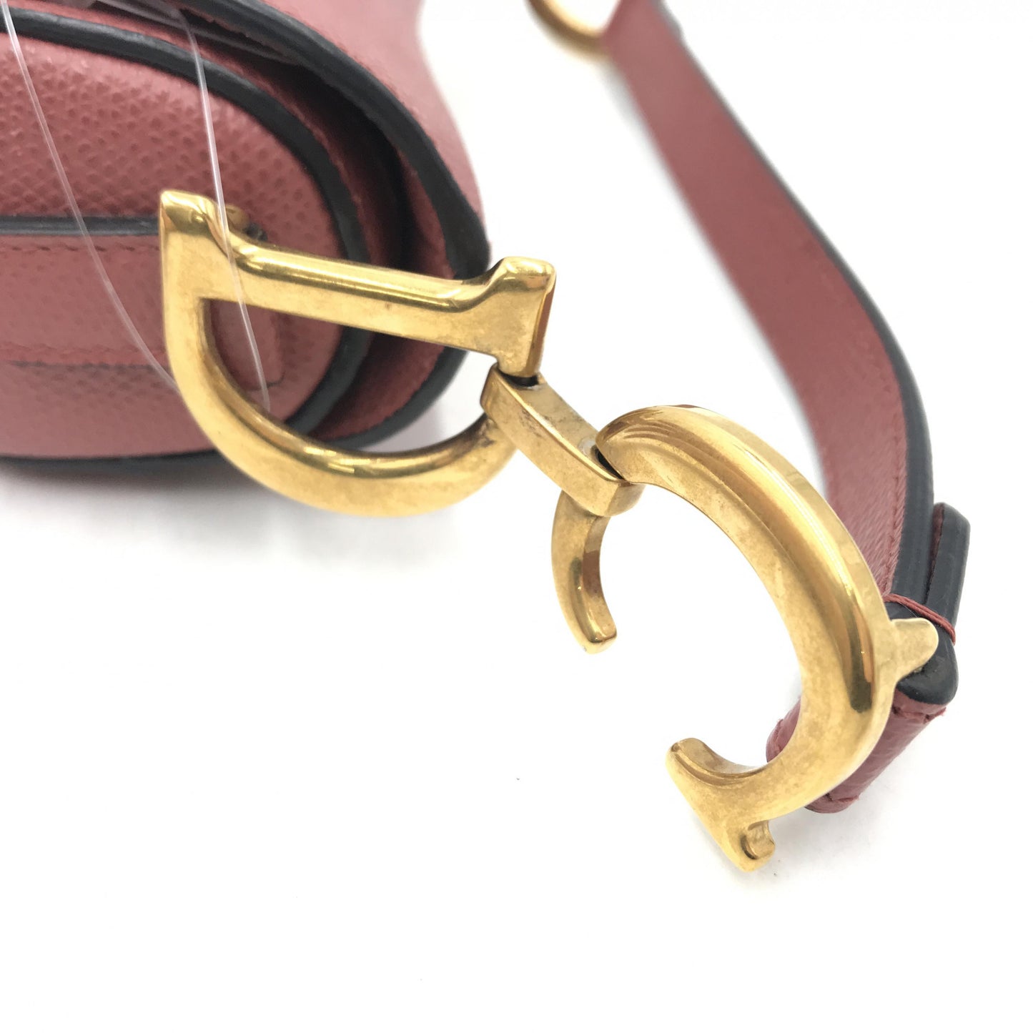 Christian Dior Grained Calfskin Mini Saddle Bag