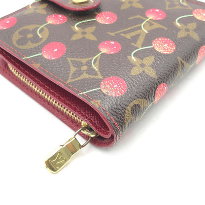 Louis Vuitton Monogram Cherry Compact Zip Wallet