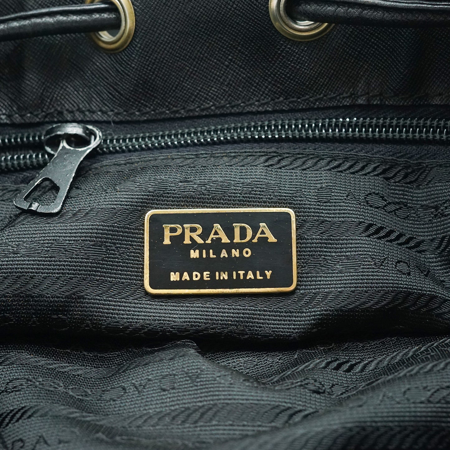 Prada Tessuto Bucket Bag