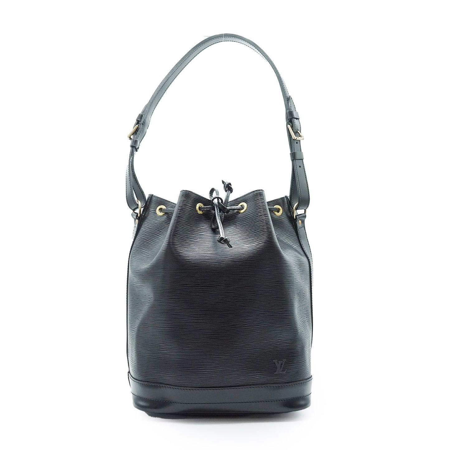 Epi Noe Black Leather Shoulder Bag