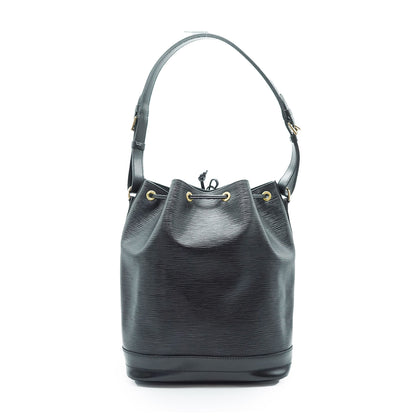 Epi Noe Black Leather Shoulder Bag