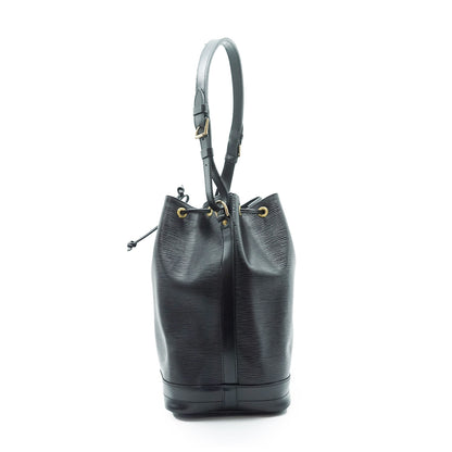 Epi Noe Black Leather Shoulder Bag