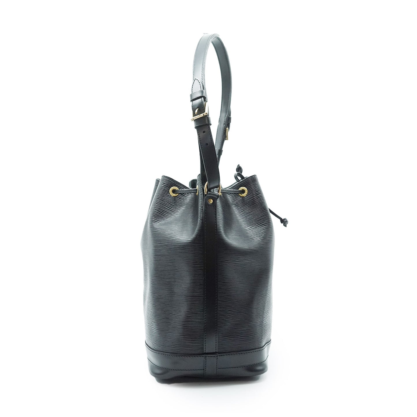 Epi Noe Black Leather Shoulder Bag