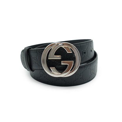 Guccissima Interlocking G Belt