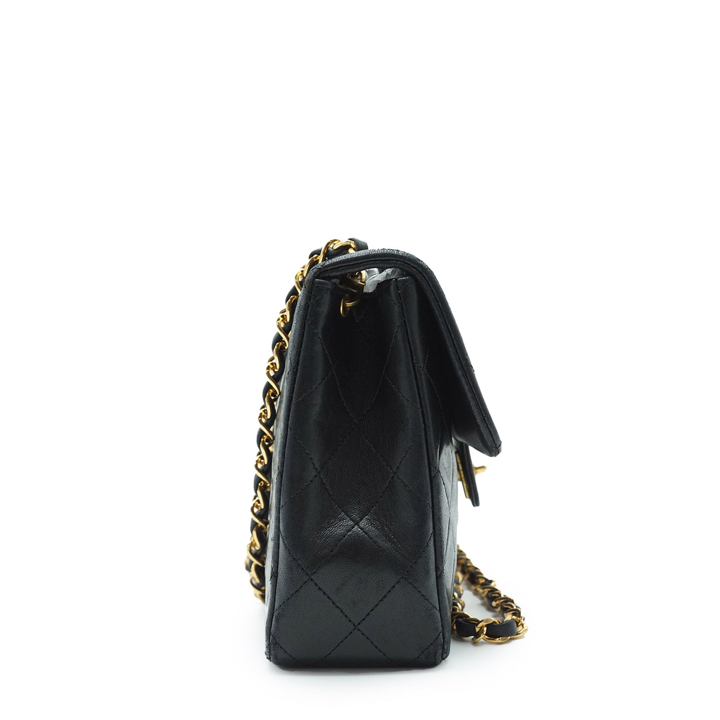 Lambskin Matelasse Single Chain Shoulder Bag