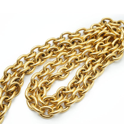 Matelasse Coco Mark Chain Necklace Gold