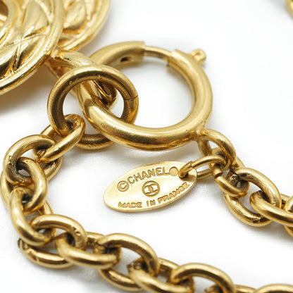 Matelasse Coco Mark Chain Necklace Gold