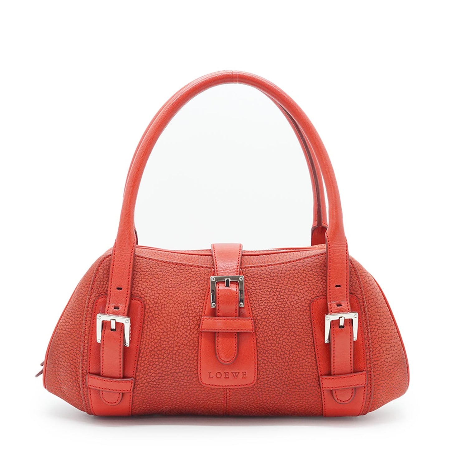 Red Leather Senda Hand Bag