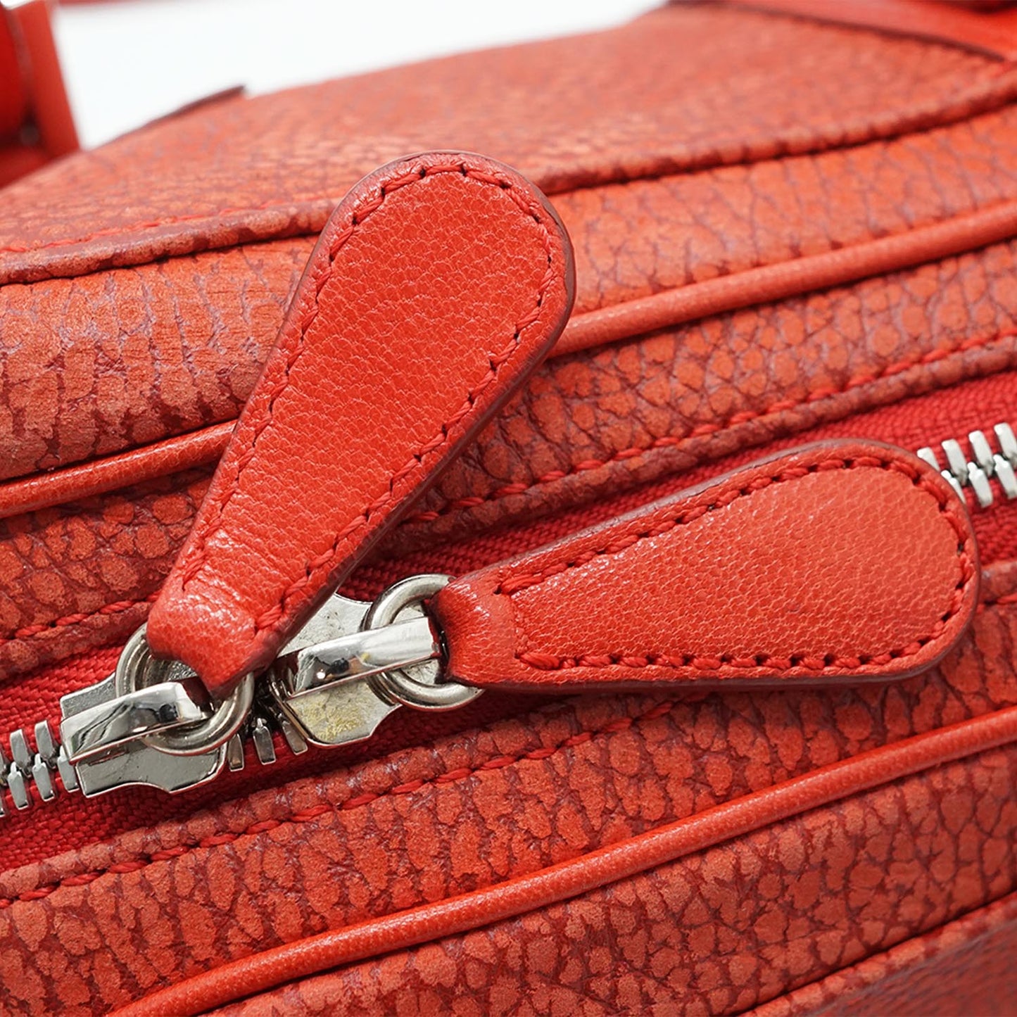 Red Leather Senda Hand Bag