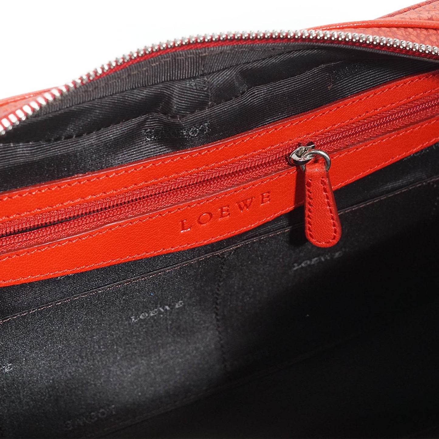 Red Leather Senda Hand Bag