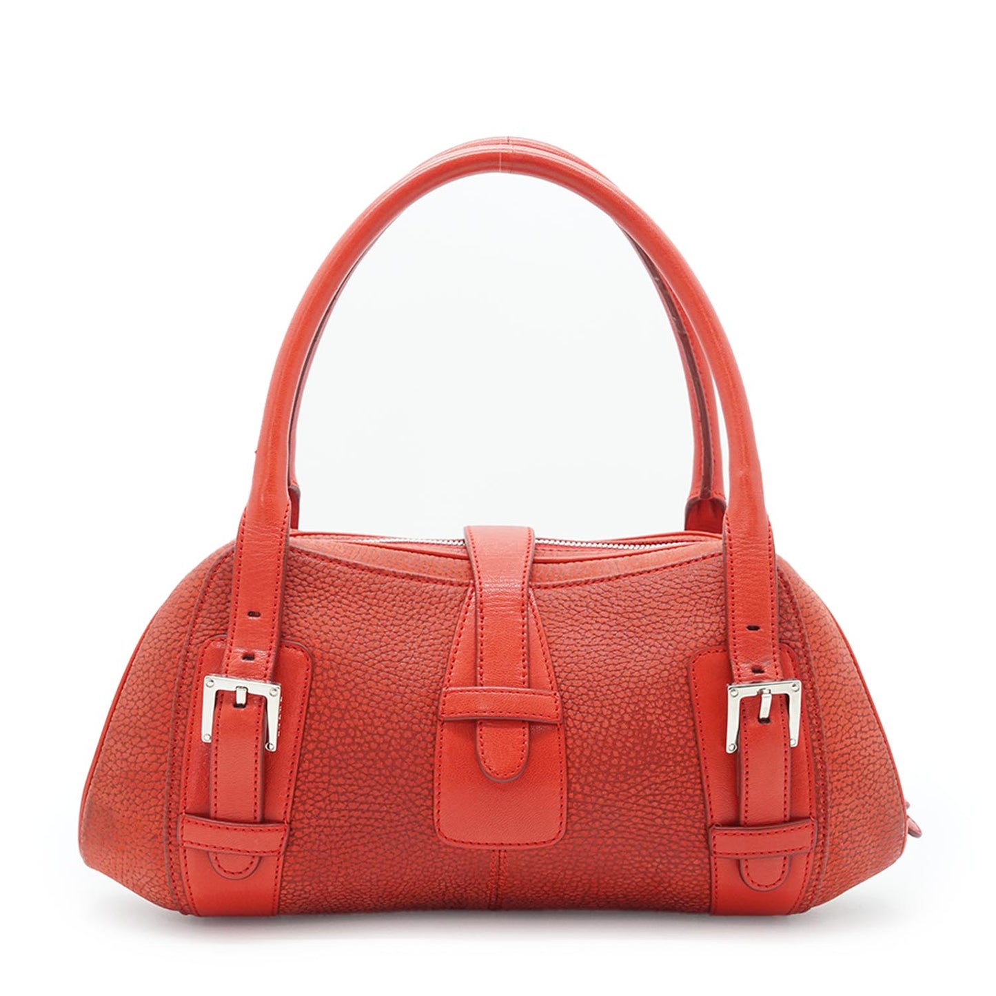 Red Leather Senda Hand Bag