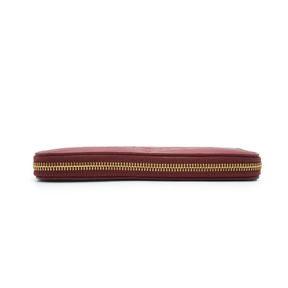 Logo Jacquard Round Zip Long Wallet