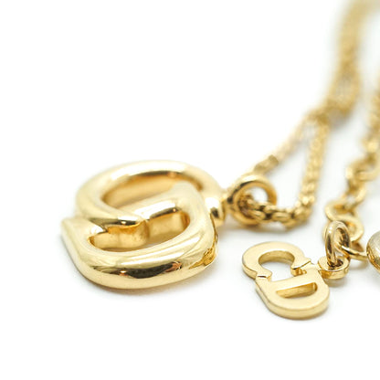 CD Logo Gold Chain Necklace