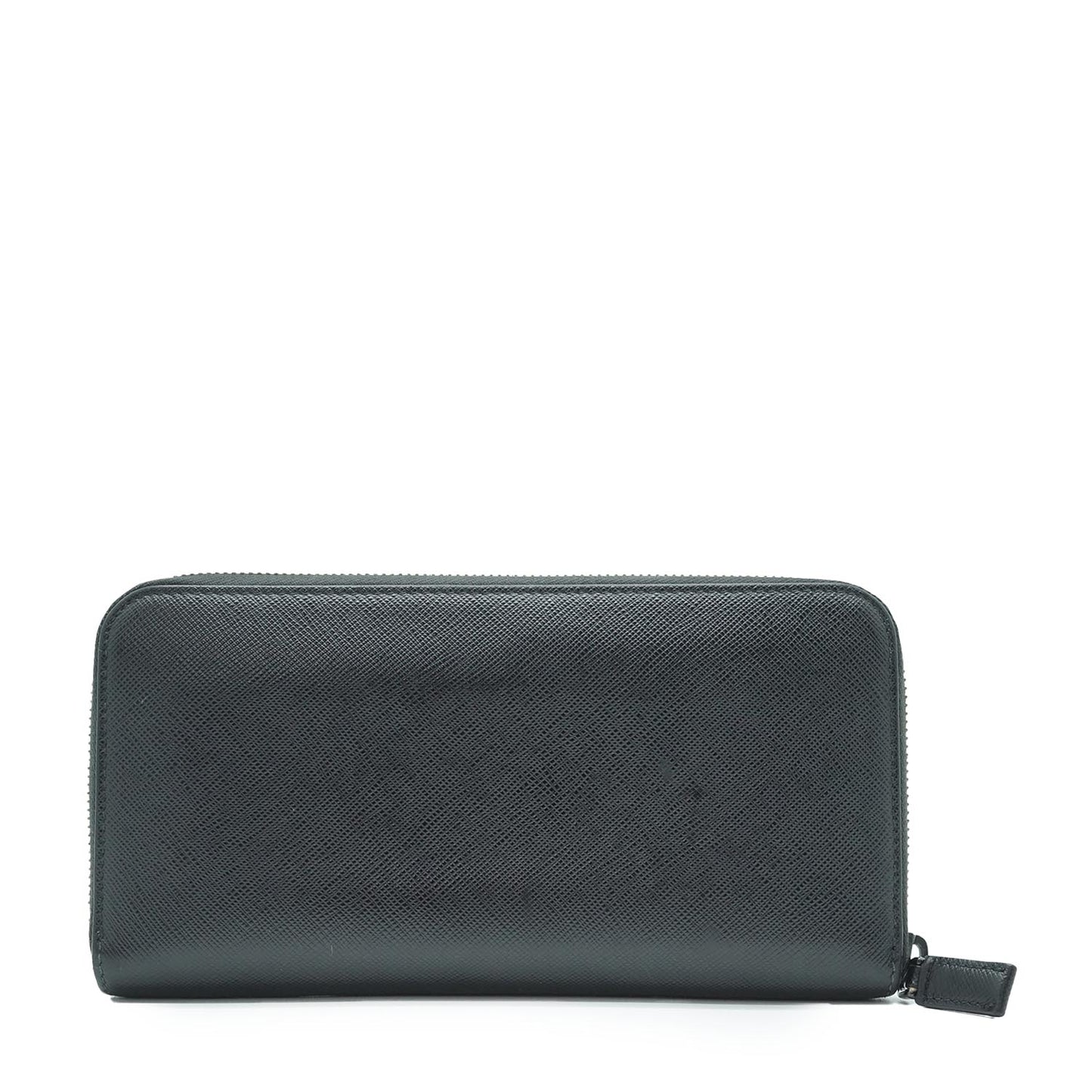 Saffiano Leather Round Long Wallet