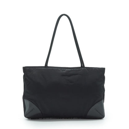 Nylon Leather Tote Bag